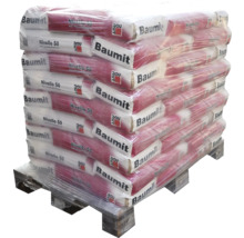 Paleta s niekoľkými vrecami Baumit Nivello 50 vyrovnávacej malty