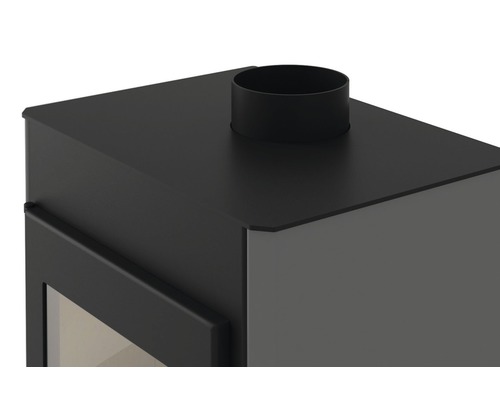 Detail krbu s pripojením dymovodu