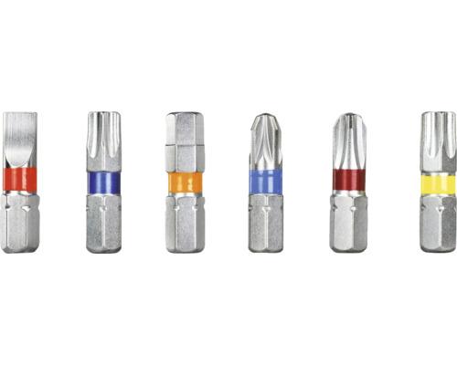 Sada bitov s rôznymi nadstavcami pre skrutkovacie práce