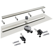 Komponenty kovového sprchového žľabu