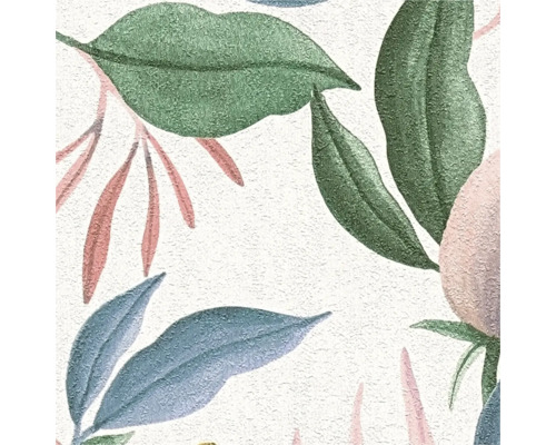 Detail tapety s rastlinným vzorom