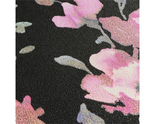 Tapeta s kvetinovým vzorom na tmavom pozadí