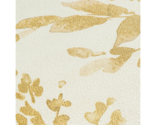 Detail tapety s listovým vzorom