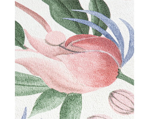 Detail tapety s kvetinovým vzorom