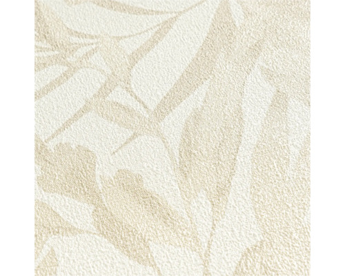 Detail štruktúrovanej tapety s listovým vzorom