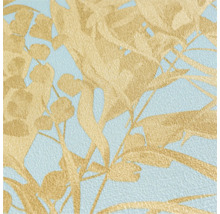 Detail štruktúrovanej tapety s rastlinným vzorom