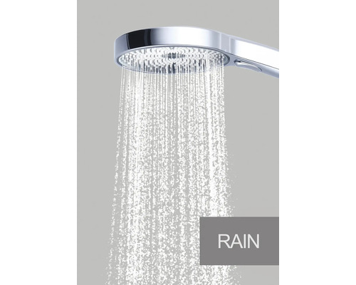 Dažďová sprchová hlavica s prúdom vody