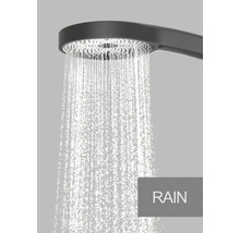 Sprchová hlavica s dažďovou funkciou v prevádzke