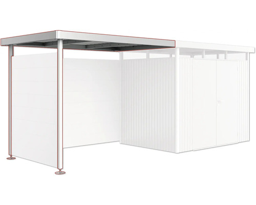 Voľne stojaci prístrešok s úložným priestorom