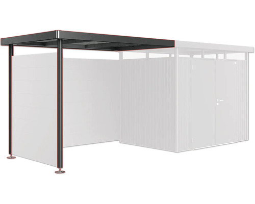 Krytý prístrešok pre bicykle s bočnými stenami