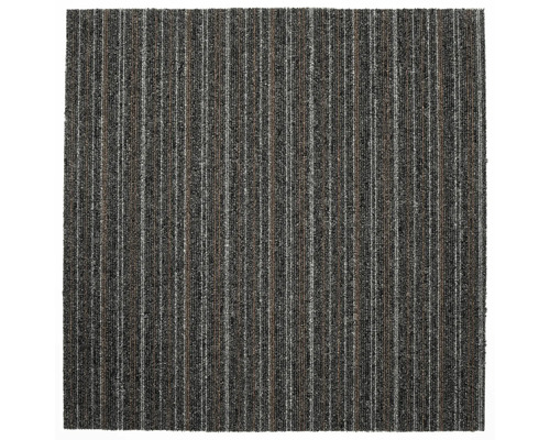 Kobercová štvorcová dlaždica s prúžkovaným vzorom