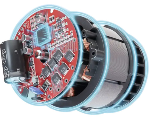 Detailný záber elektronického zariadenia s doskou plošných spojov