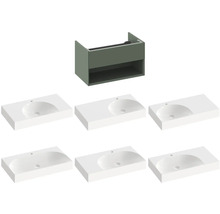 Skrinka pod umývadlo a umývadlá do kúpeľne