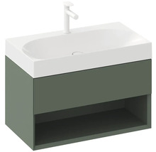 Umývadlo s umývadlovou skrinkou a odkladacou plochou