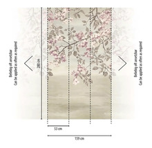 Fototapeta s kvetinovým vzorom a rozmermi