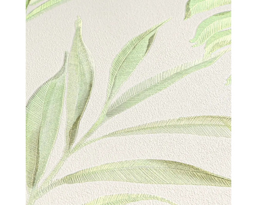 Detail tapety s motívom listov