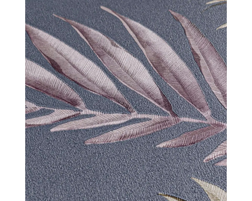 Detail tapety s listovým vzorom