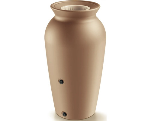 Nádrž na dažďovú vodu v tvare amfory s dvoma skrutkami