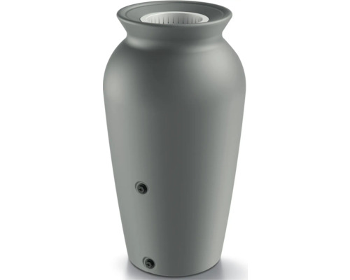Sivý kvetináč v tvare vázy na vonkajšie použitie