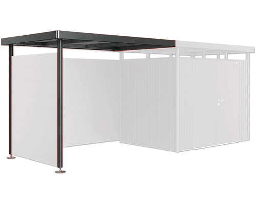 Kovový krytý stojan na bicykle