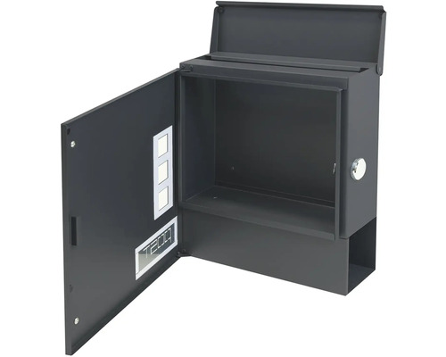 Otvorená poštová schránka na montáž na stenu