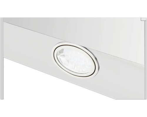 Kuchynský digestor so zabudovaným osvetlením