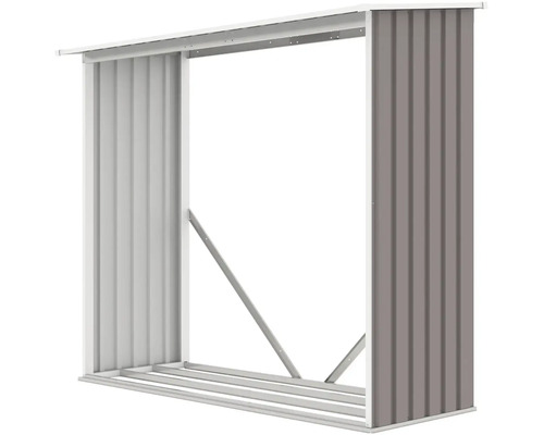 Kovový regál na drevo na uskladnenie palivového dreva