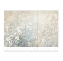 Fototapeta s kvetinovým vzorom a rozmermi