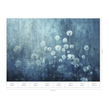 Fototapeta so vzorom púpavy