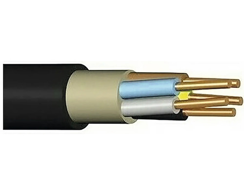 Prierez káblom s niekoľkými vodičmi