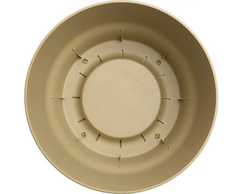 Plastová podložka pod kvetináč, pohľad zhora