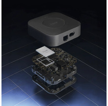 Philips Hue Bridge s otvoreným puzdrom na zobrazenie vnútorných komponentov