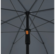 Detailný pohľad na vnútorný mechanizmus dáždnika