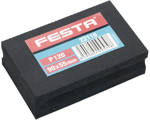 Brúsny blok Festa zrnitosť P120, veľkosť 90x55 mm