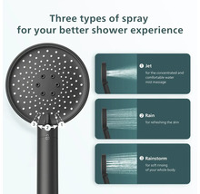 Ručná sprcha s možnosťou výberu z troch druhov prúdu