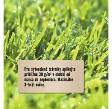 Sýtozelená tráva s návodom na použitie