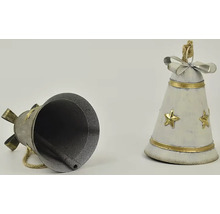 Dekoratívne kovové zvončeky, vianočná dekorácia