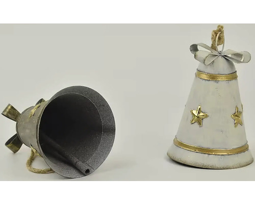 Dekoratívne kovové zvončeky, vianočná dekorácia