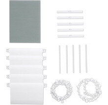 Skladacia roleta s príslušenstvom na montáž