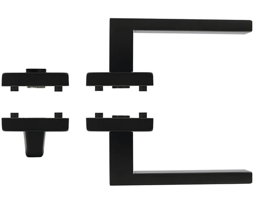 Súprava kľučiek na dvere z kovu