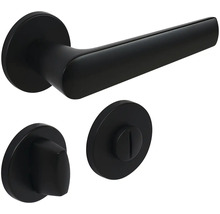 Sada kľučiek na dvere s otočným gombíkom pre kúpeľňu