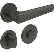 Sada dverového kovania s kľučkou a WC súpravou