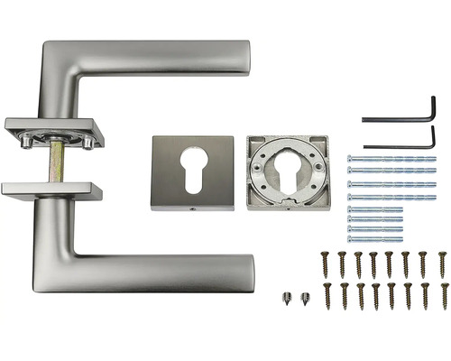 Sada kľučiek ku dverám s upevňovacím materiálom
