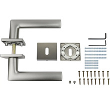 Súprava kľučky na dvere s montážnym príslušenstvom