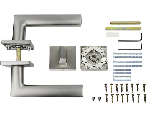 Súprava kľučky na dvere s upevňovacím materiálom