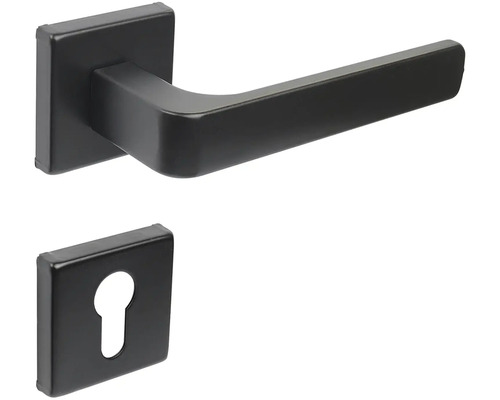 Kovanie ku dverám s rozetou a štvorhranom pre interiérové dvere