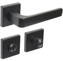 Sada kľučky ku dverám so západkou s otočným gombíkom