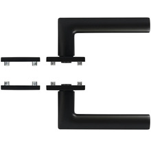 Sada kľučky ku dverám s obdĺžnikovou rozetou