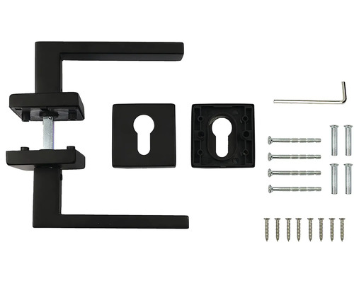 Sada kľučiek ku dverám s upevňovacím materiálom