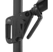 Detailný záber loga Doppler a kľuky slnečníka